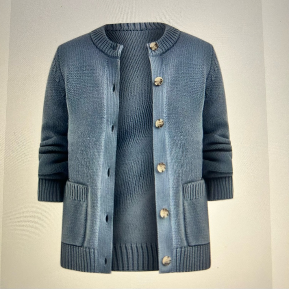 Loft Waisted Patch Pocket Cardigan